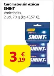 Oferta de Smint - Caramelos Sin Azucar por 3,19€ en Alcampo
