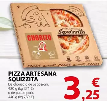 Oferta de Pizza Artesana por 3,25€ en Alcampo