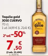 Oferta de Jose Cuervo - Tequila Gold por 14,99€ en Alcampo