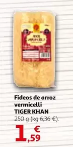 Oferta de Tiger khan - Fideos De Arroz Vermicelli por 1,59€ en Alcampo