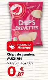 Oferta de Auchan - Chips De Gambas por 0,87€ en Alcampo