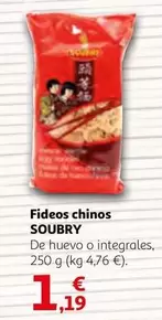 Oferta de Soubry - Fideos Chinos por 1,19€ en Alcampo