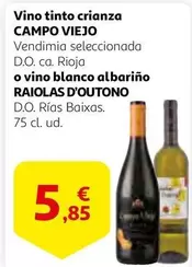 Oferta de Campo Viejo - Vino Tinto Crianza por 5,85€ en Alcampo