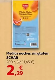 Oferta de Schär - Medias Noches Sin Gluten por 2,29€ en Alcampo