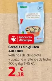 Oferta de Auchan - Cereales Sin Gluten por 2,18€ en Alcampo