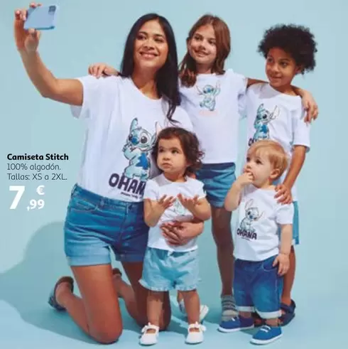 Oferta de Stitch - Camiseta Stitch por 7,99€ en Alcampo