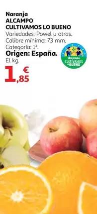 Oferta de Alcampo - Naranja por 1,85€ en Alcampo