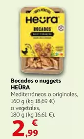Oferta de Heura - Bocados O Nuggets por 2,99€ en Alcampo
