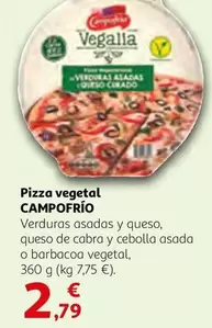 Oferta de Campofrío - Pizza vegetal por 2,79€ en Alcampo