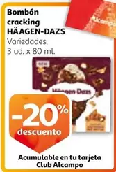 Oferta de Häagen-Dazs - Bombon cracking en Alcampo
