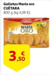 Oferta de Cuétara - Galletas María Oro por 3,5€ en Alcampo