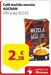 Oferta de Auchan - Café Molido Mezcla por 2,28€ en Alcampo