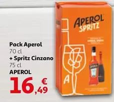Oferta de Aperol - Pack  + Spritz por 16,49€ en Alcampo