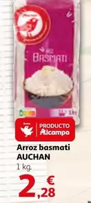 Oferta de Auchan - Arroz Basmati por 2,28€ en Alcampo