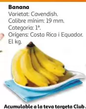 Oferta de Costa - Banana en Alcampo