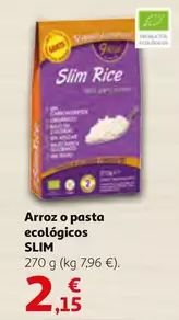 Oferta de Arroz O Pasta Ecologicos por 2,15€ en Alcampo