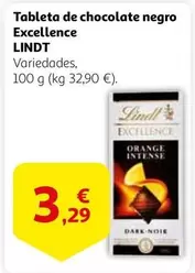 Oferta de Lindt - Tableta De Chocolate Negro Excellence por 3,29€ en Alcampo