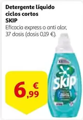 Oferta de Skip - Detergente Líquido Ciclos Cortos por 6,99€ en Alcampo