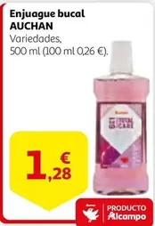 Oferta de Auchan - Enjuague Bucal por 1,28€ en Alcampo