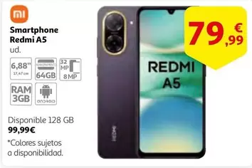 Oferta de Xiaomi - Smartphone Redmi A5 por 79,99€ en Alcampo