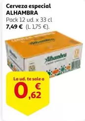 Oferta de Alhambra - Cerveza Especial por 0,62€ en Alcampo