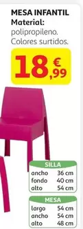 Oferta de Mesa Infantil por 18,99€ en Alcampo