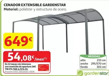 Oferta de Gardenstar - Centador Extensible por 649€ en Alcampo