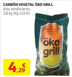 Oferta de Carbón Vegetal por 4,29€ en Alcampo
