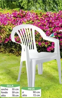 Oferta de Silla Monoblock Modelo Lagos por 7,99€ en Alcampo