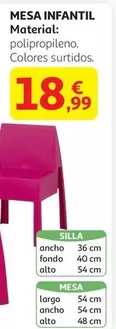 Oferta de Mesa Infantil por 18,99€ en Alcampo