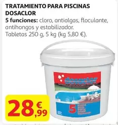 Oferta de Dosaclor - Tratamiento Para Piscinas por 28,99€ en Alcampo