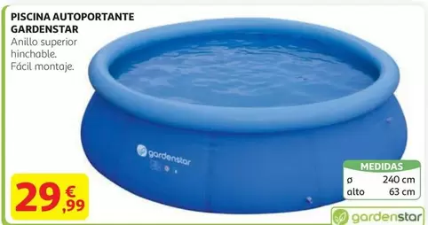 Oferta de Gardenstar - Piscina Autoportante por 29,99€ en Alcampo