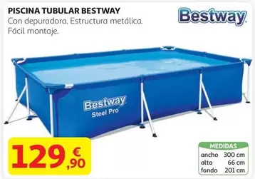 Oferta de Bestway - Piscina Tubular por 129,9€ en Alcampo