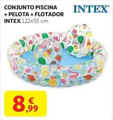 Oferta de Intex - Conjunto Piscina + Pelota + Flotador por 8,99€ en Alcampo