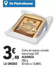 Oferta de Cuna De Queso Curado Manchego DO por 3,49€ en E.Leclerc