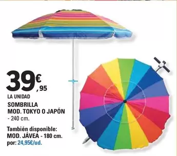Oferta de Sombrilla Mod. Tokyo O Japón por 39,95€ en E.Leclerc