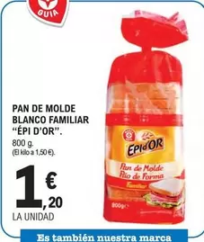 Oferta de Guia - Pan De Molde Blanco Familiar por 1,2€ en E.Leclerc