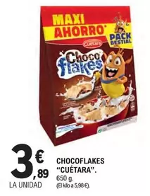 Oferta de Cuétara - Chocoflakes por 3,89€ en E.Leclerc