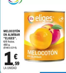 Oferta de Eliges - Melocoton En Almibar por 1,59€ en E.Leclerc