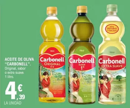 Oferta de Carbonell - Aceite De Oliva por 4,39€ en E.Leclerc