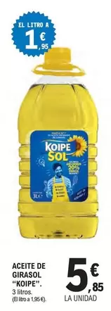 Oferta de Koipe - Aceite De Girasol por 5,85€ en E.Leclerc