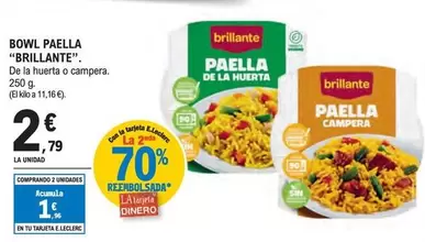 Oferta de Brillante - Bowl Paella por 2,79€ en E.Leclerc