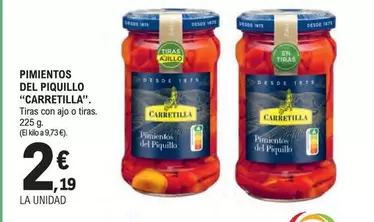 Oferta de Carretilla - Pimientos Del Piquillo por 2,19€ en E.Leclerc