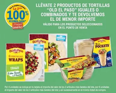 Oferta de Old El Paso - Todos Los Productos De Tortillas en E.Leclerc