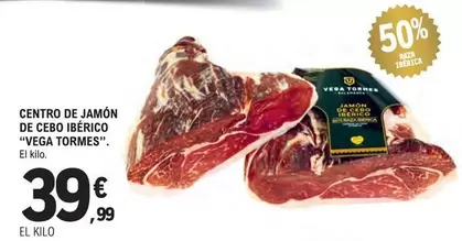 Oferta de Vega Tormes - Centro De Jamon De Cebo Iberico por 39,99€ en E.Leclerc