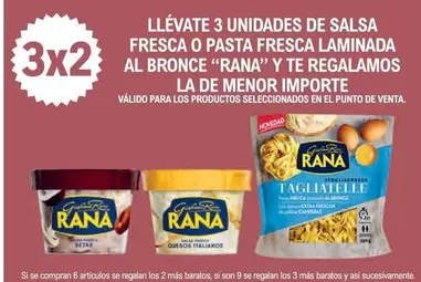 Oferta de Rana - Fresca O Pasta Fresca Laminada Al Bronce en E.Leclerc