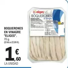 Oferta de Eliges - Boquerones En Vinagre por 1,6€ en E.Leclerc
