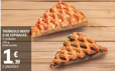 Oferta de Triángulo Mixto O De Espinacas por 1,39€ en E.Leclerc