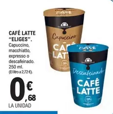 Oferta de Eliges - Cafe Latte por 0,68€ en E.Leclerc