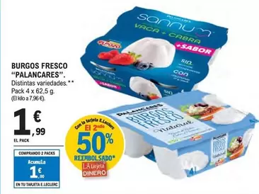 Oferta de Palancares - Burgos Fresco por 1,99€ en E.Leclerc